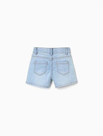 Short en jean ajusté avec cinq poches