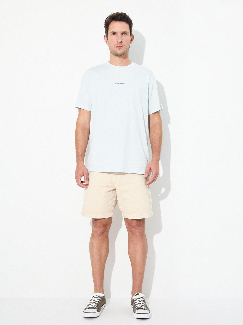 Short en jean ample MO Fashion Gris - Kiabi