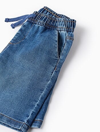 Short en Jean avec Cordon