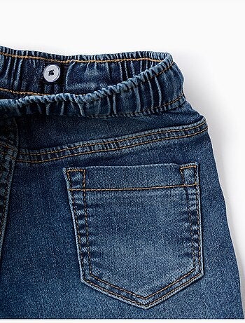 Short en Jean avec Cordon Comfort Denim