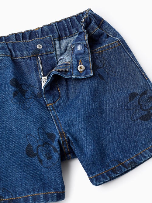 Short en Jean avec Motif Minnie - Kiabi