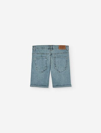 Short en Jean avec Ourlet Plié