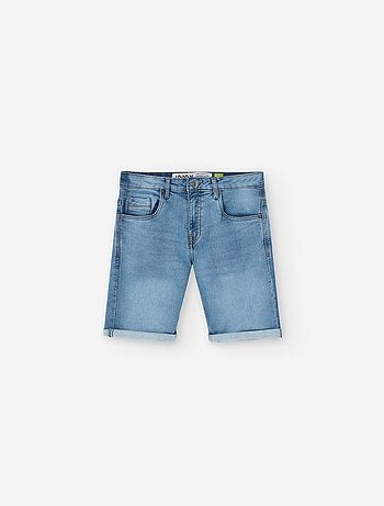 Short en Jean avec Ourlet Plié