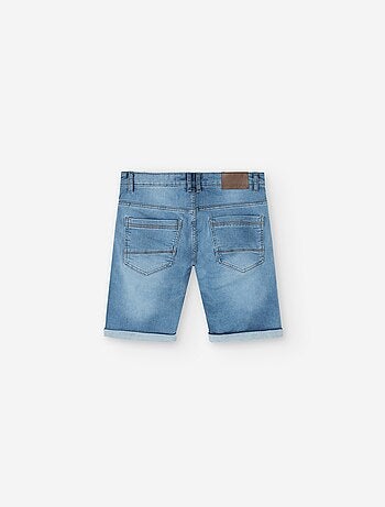 Short en Jean avec Ourlet Plié