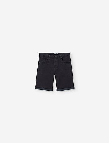 Short en Jean avec Ourlet Plié