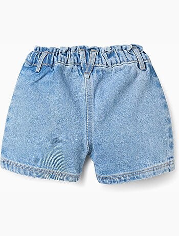 Short en jean avec poches à l'avant