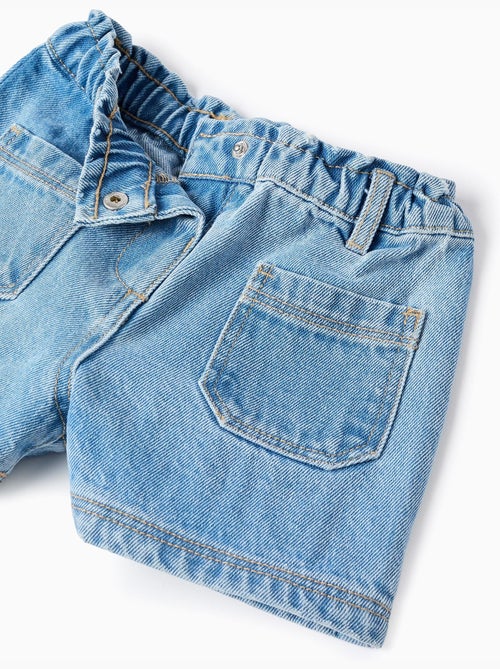 Short en jean avec poches à l'avant - Kiabi