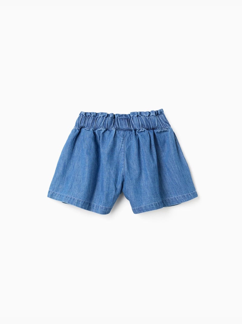 Short en jean avec poches avant Bleu Bleu - Kiabi