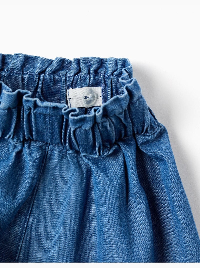 Short en jean avec poches avant Bleu Bleu - Kiabi