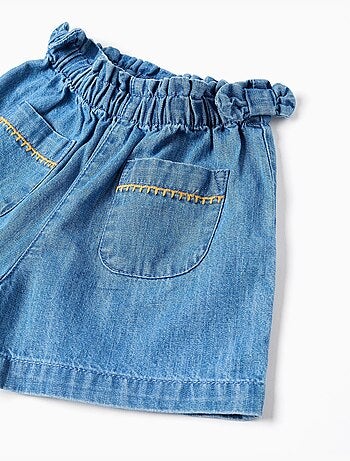 Short en jean avec poches avant