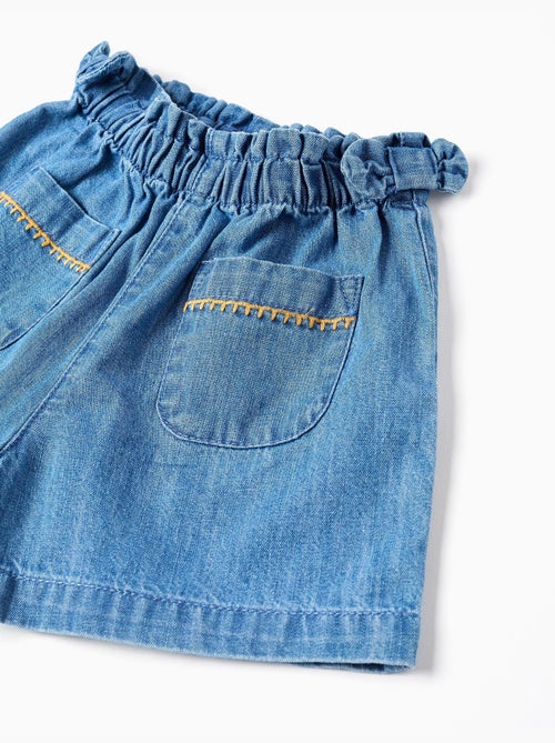 Short en jean avec poches avant - Kiabi