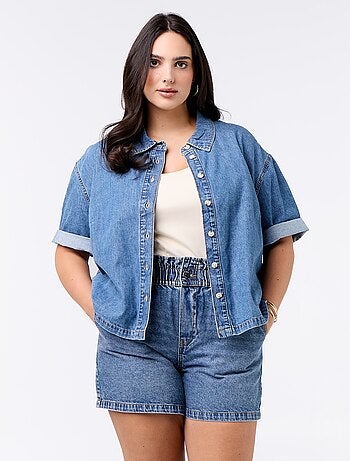 Short en jean avec poches