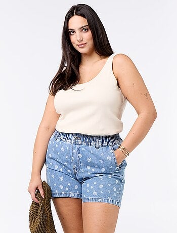 Short en jean avec poches