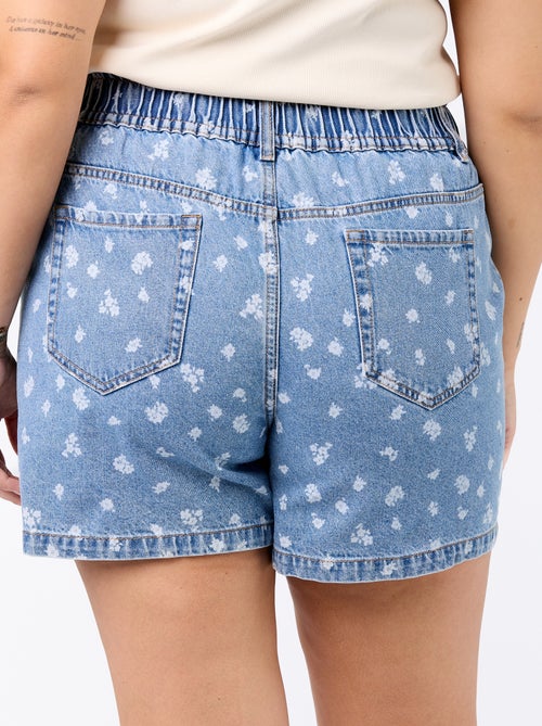 Short en jean avec poches - Kiabi
