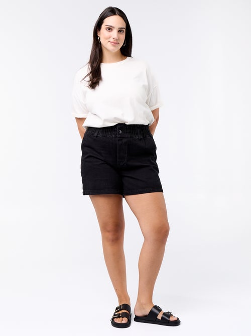 Short en jean avec poches - Kiabi