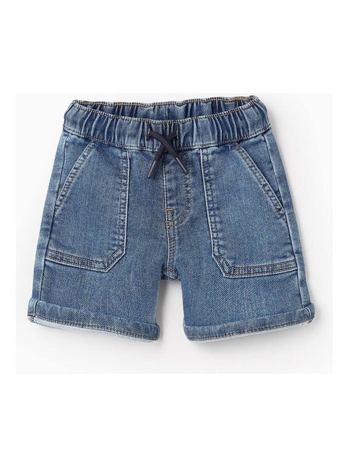 Short en Jean avec Poches Patch - Kiabi