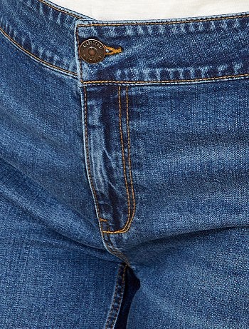 Short en jean avec revers - Kiabi