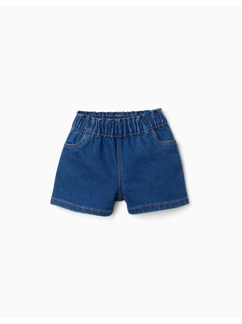 Short en jean avec taille paperbag - Kiabi Short en jean avec taille paperbag - Kiabi