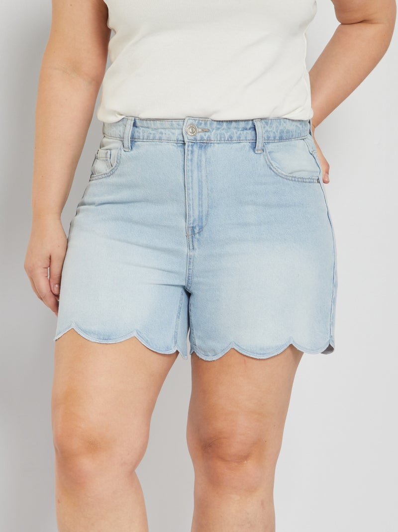 Short en jean base fantaisie Bleu - Kiabi