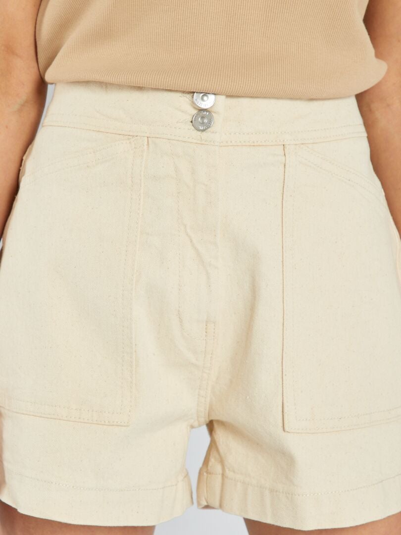 Jeans Coupe Slim Stretch Beige Please Femme - 2562681-beige0