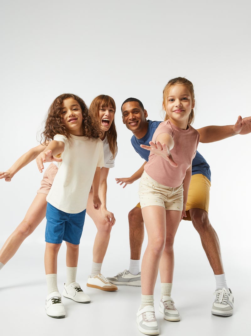 Short en jean Blanc - Kiabi