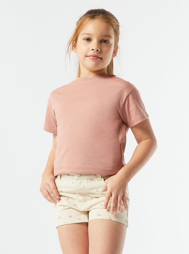 Short en jean Blanc - Kiabi