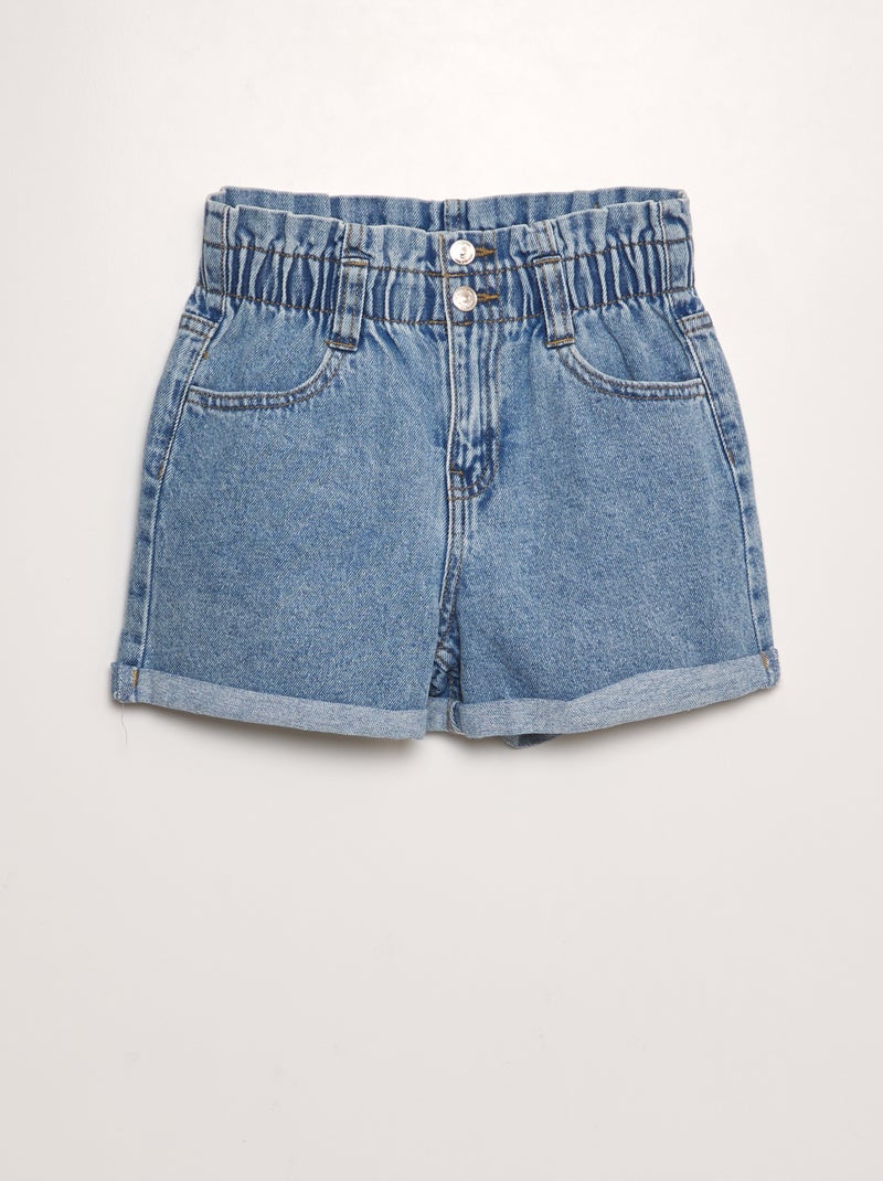 Short en jean Bleu - Kiabi