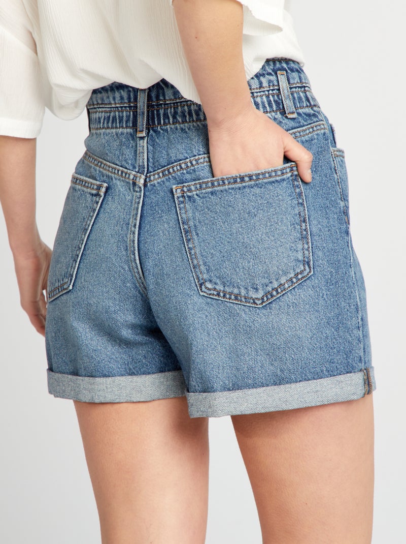 Short en jean Bleu - Kiabi