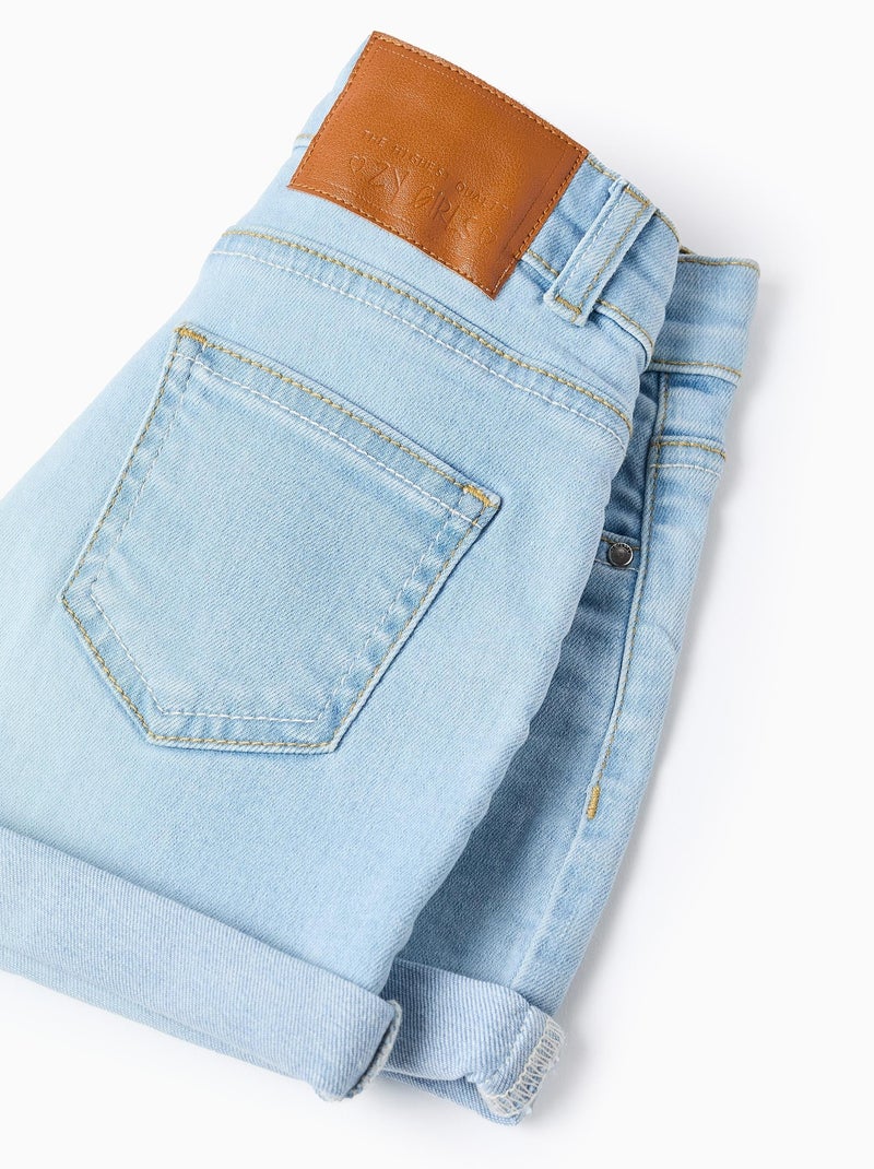 Short en Jean Bleu clair - Kiabi