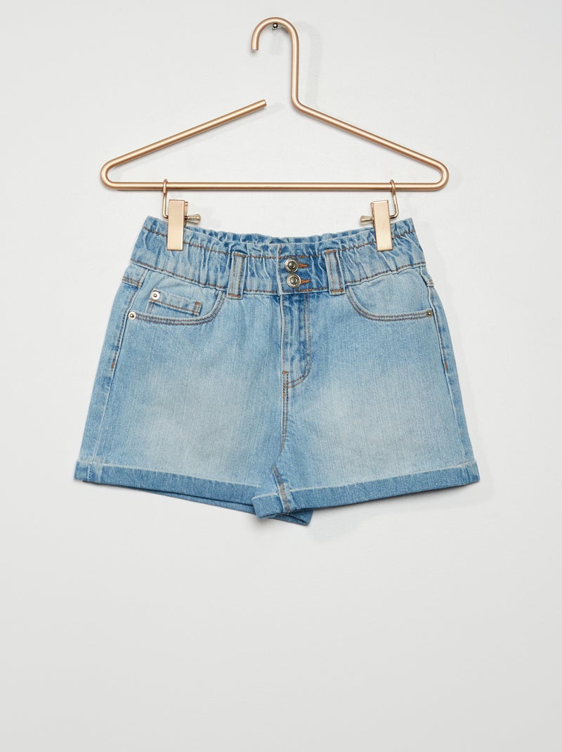Short en jean bleu clair - Kiabi