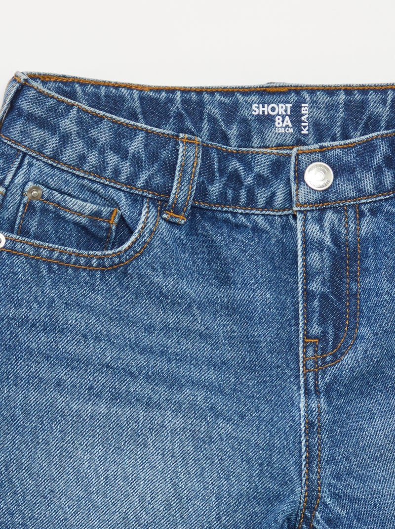 Short en jean Bleu - Kiabi