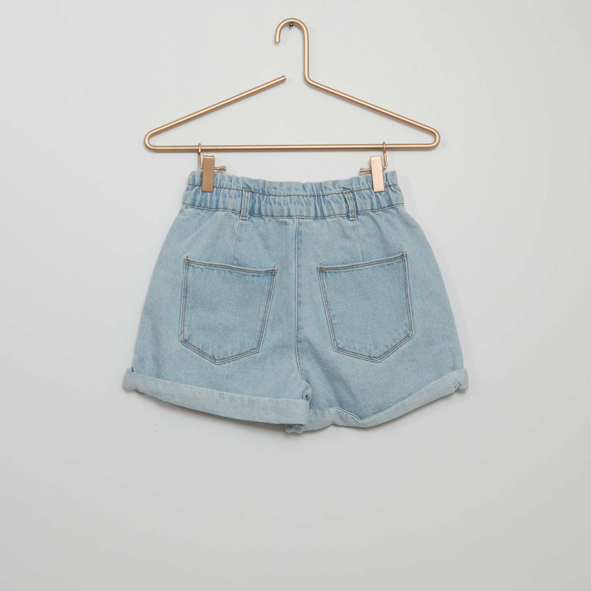 Short En Jean NAME IT Pour Fille - 100% Coton, Fermeture Éclair, Taille Normal, Origine Pakistan