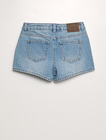 Short Court Rose Et Gris Kiabi - Pour Fille 7-8 Ans - Occasion Très Bon État