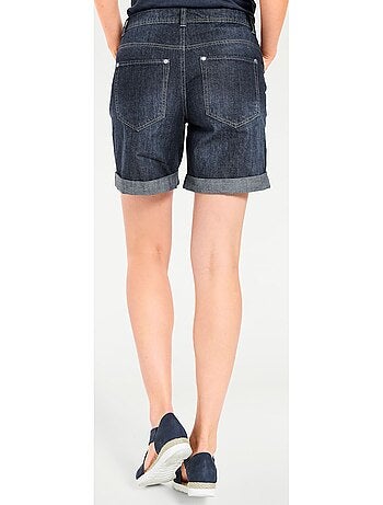 Short En Jean Coupe Droite - Taille Standard - helline