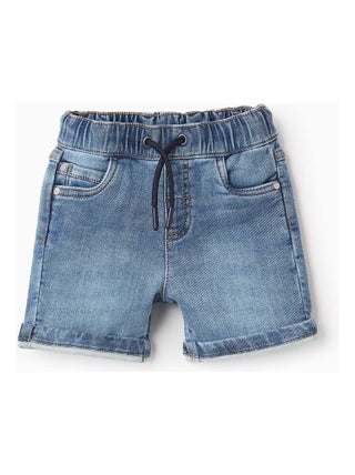 Short en Jean de type Jogpant