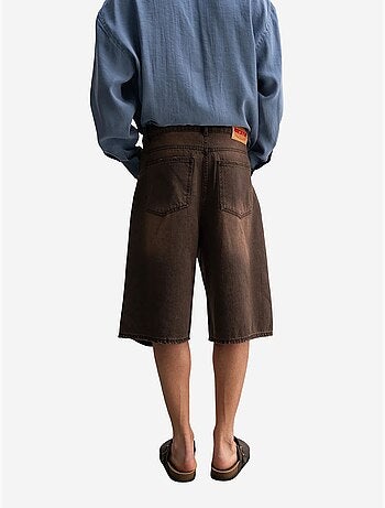 Short en jean déchiré mi-long giesto
