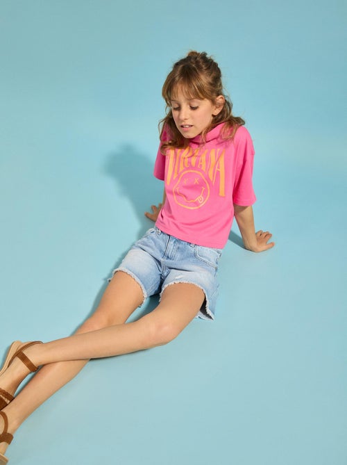 Short en jean déchiré  MO Fashion - Kiabi