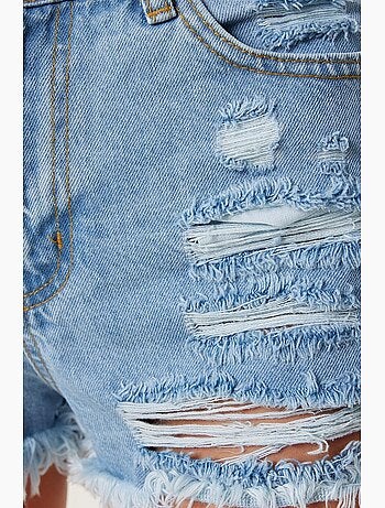 Short en jean déchiré taille haute istanbul