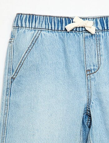 Short en jean élastiqué