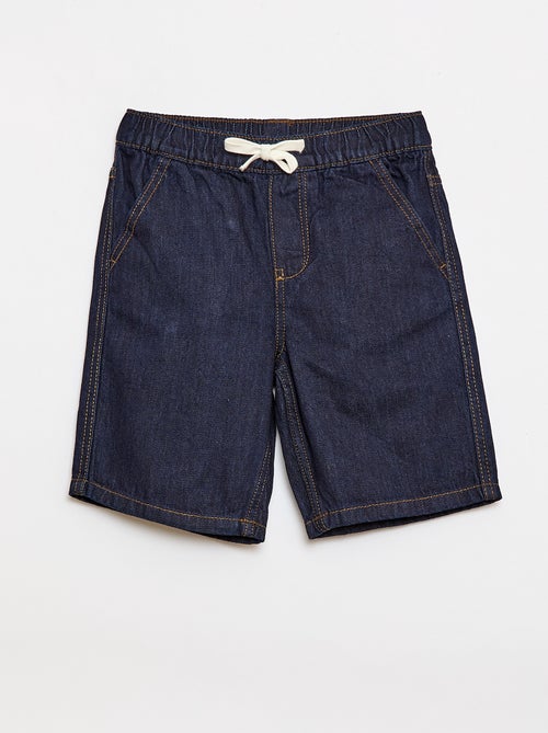 Short en jean élastiqué - Kiabi