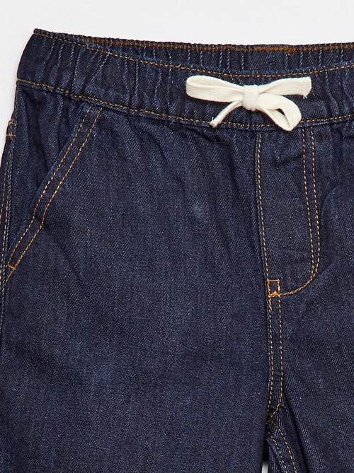 Short en jean élastiqué - Kiabi