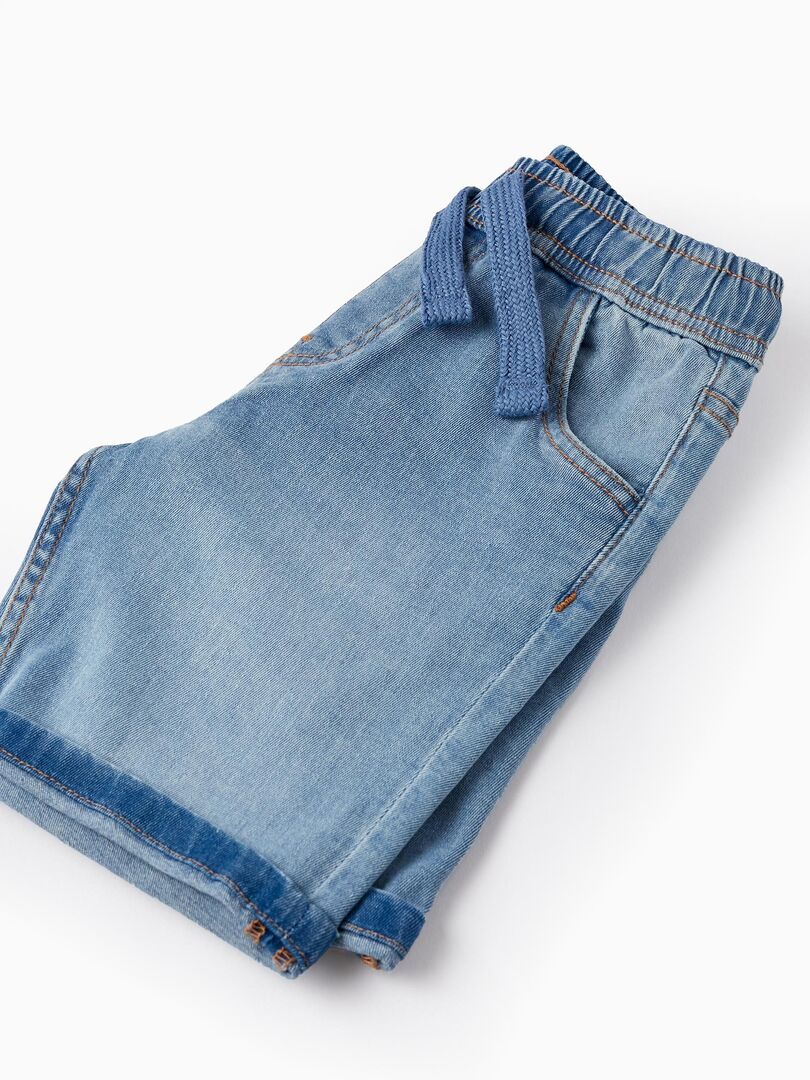 Short Jean Aéropostale Taille 000 – Fille/Junior – Bleu, Coupe MIDI (Très Bon état)