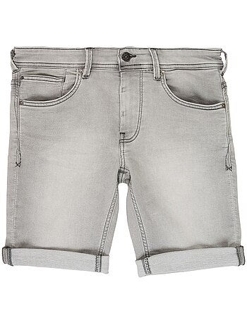 Short en jean gris garçon Teddy Smith