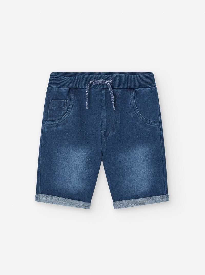 Short en Jean Jogpant Bleu - Kiabi