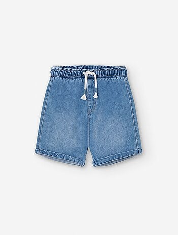 Short en Jean Léger avec Cordon