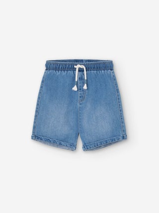 Short en Jean Léger avec Cordon