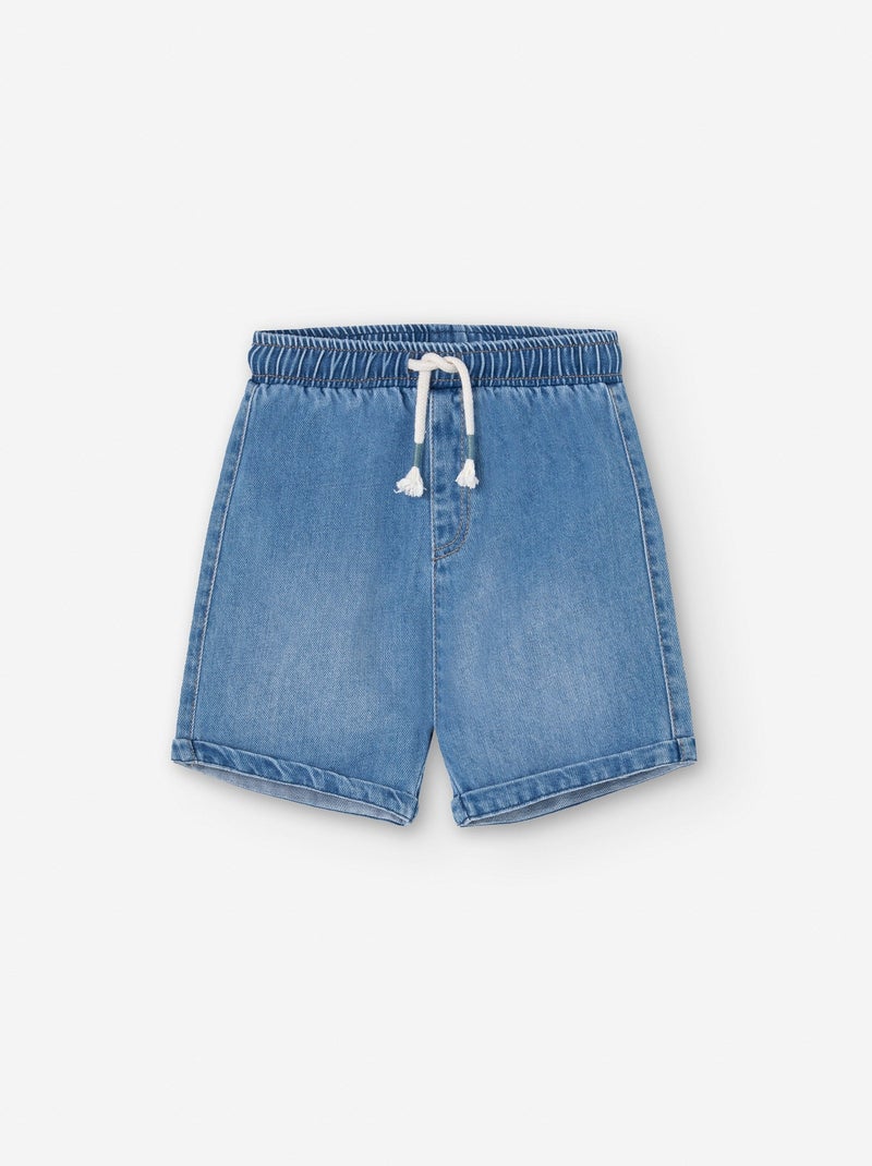 Short en Jean Léger avec Cordon Bleu - Kiabi