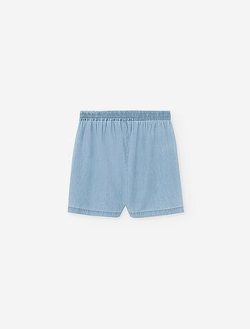 Short en Jean Léger avec Taille Élastique