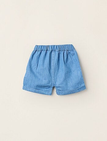 Short en Jean Léger en Coton