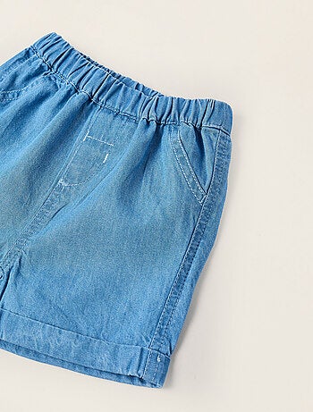 Short en Jean Léger en Coton